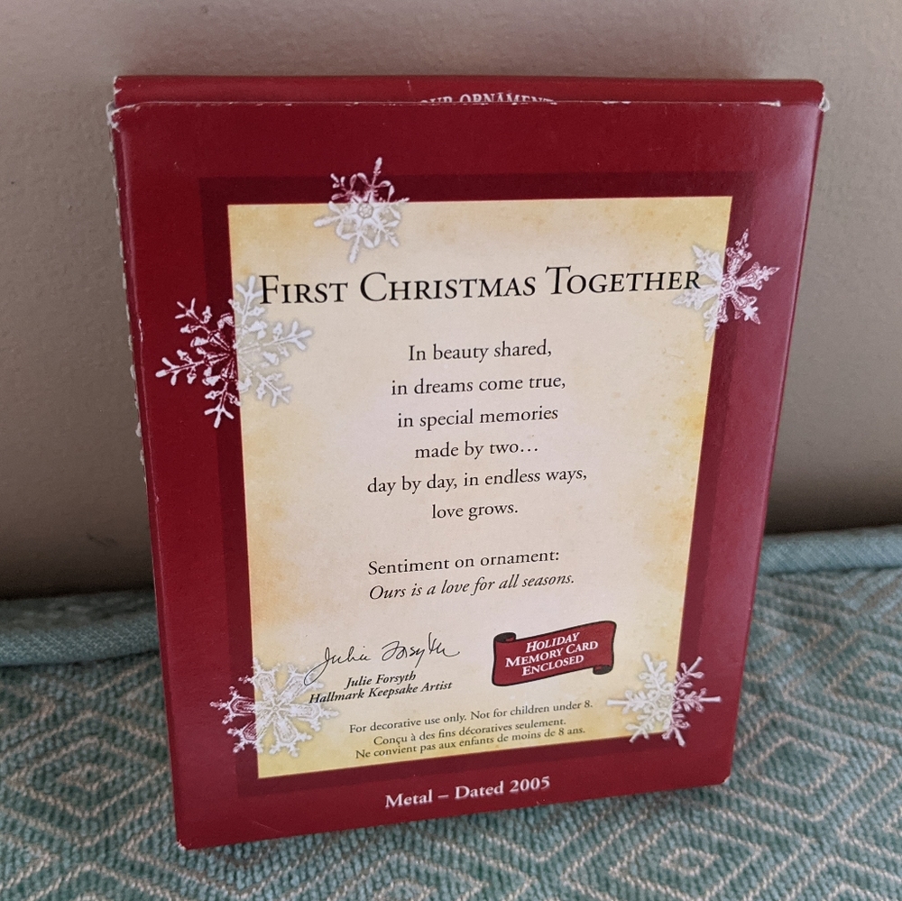 Hallmark Keepsake- First Christmas Together 2005 - Picture 2 of 12